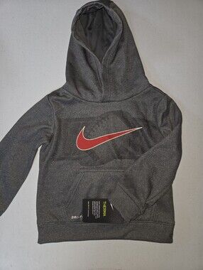 Nike Dri-Fit Kid's Football Gray Hoodie 2T NWT